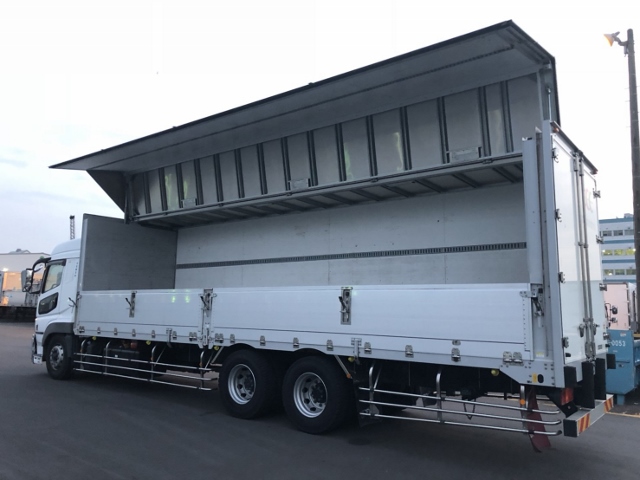 【199】三菱ふそうスーパーグレート　中低床　アルミウイング　ハイルーフ