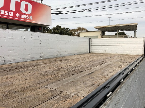 【315】いすゞギガ　低床　アルミブロック　平ボデー　リヤエアサス