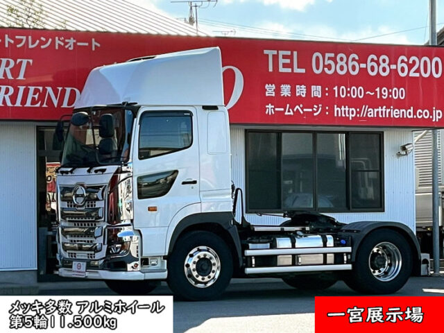 【1598】R2　17プロフィア　ハイルーフ　トレーラーヘッド　第5輪荷重11.500㎏　エアサス　アルミホイール　低走行
