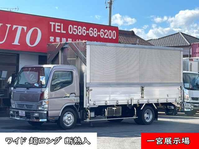 【1007】H19　キャンター　冷凍ウィング　ワイド　超ロング　キーストン床　断熱入　AT