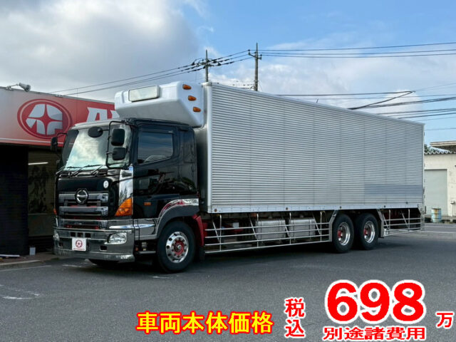 日野:プロフィア:冷凍バン:サブエンジン:アルミシマ床:架装多数:内装生地張り