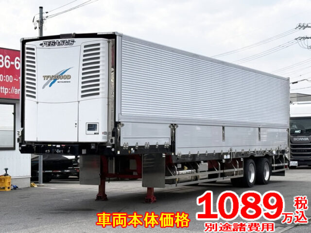 日本トレクス：トレーラー冷凍ウィング：段付き：2軸：前壁冷凍機：リフトアクスル