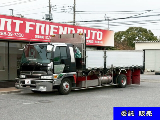 【委託販売】スペースレンジャー：平ボデーアルミブロック：架装多数：生エンジン