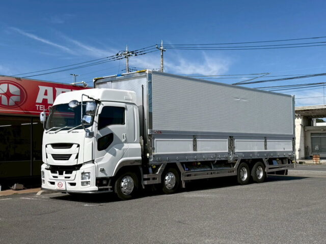 いすゞ：ギガ：冷凍ウィング：サブエンジン：ジョロ4キーストン：ステンレス多数