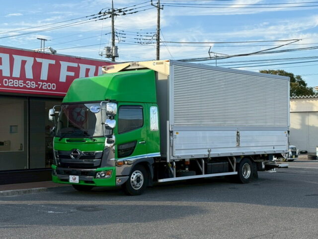 日野：17レンジャー：ハイルーフ：ウィング：6200ワイド：格納ゲート：エアサス