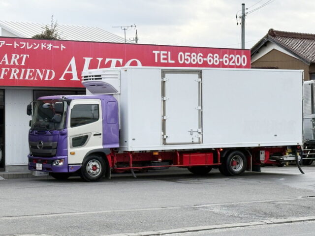 日野：17レンジャー：冷凍バン：菱重製冷凍機TDJS50DC：格納ゲート：アルミシマ床