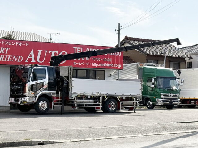 ファイター:増トン:クレーン:セミワイド:5Mボデー:架装多数:270馬力