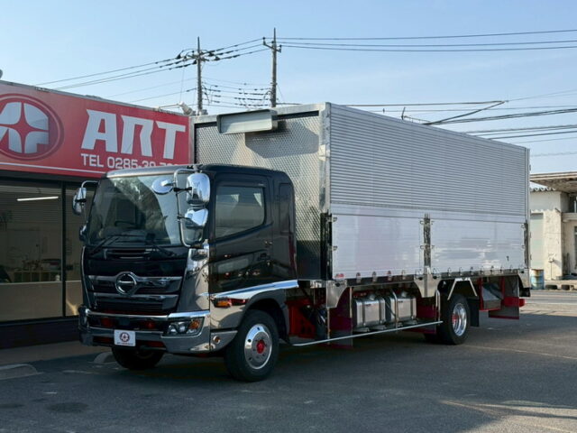 日野:17レンジャー:冷凍ウィング:造りボディ:6700ボデー:セミワイド:TDS40DX