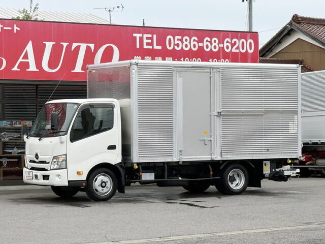 日野：デュトロ：バン：ワイドロング：格納ゲート：左スライドドア：AT車：準中型免許