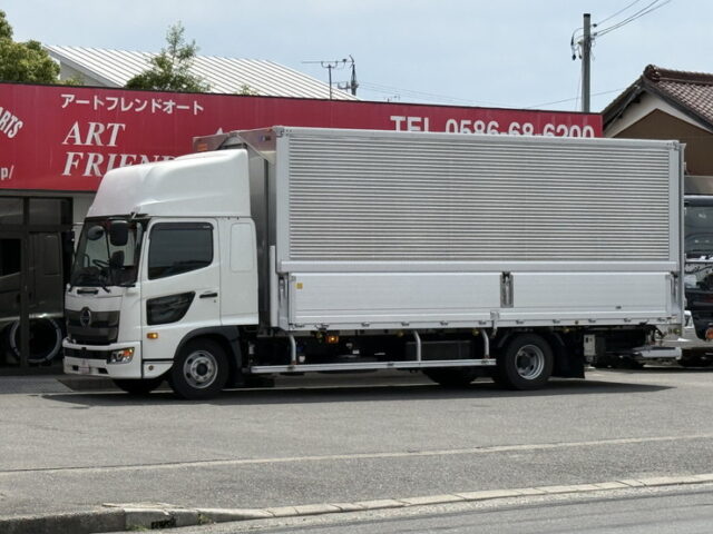 日野:17レンジャー:ハイルーフ:ウィング:6200ワイド:エアサス:格納ゲート