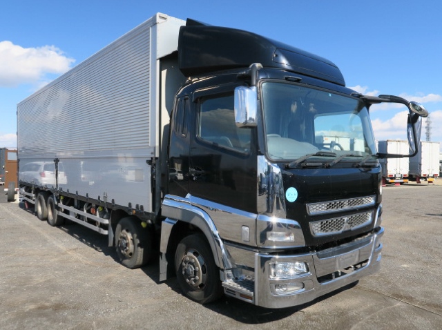 三菱ふそう　スーパーグレート　4軸　低床　アルミウイング　エアサス