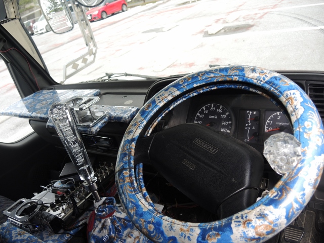 H15　エルフ　平ボデー　アートトラック