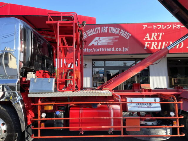 日野 グランドプロフィア フックロール 箱付き 25立米 2デフ メッキ多数