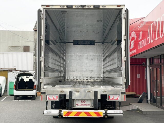 日野　17プロフィア　冷凍バン　ジョロダー4列　キーストン床　サブエンジン　TU85SA　格納ゲート