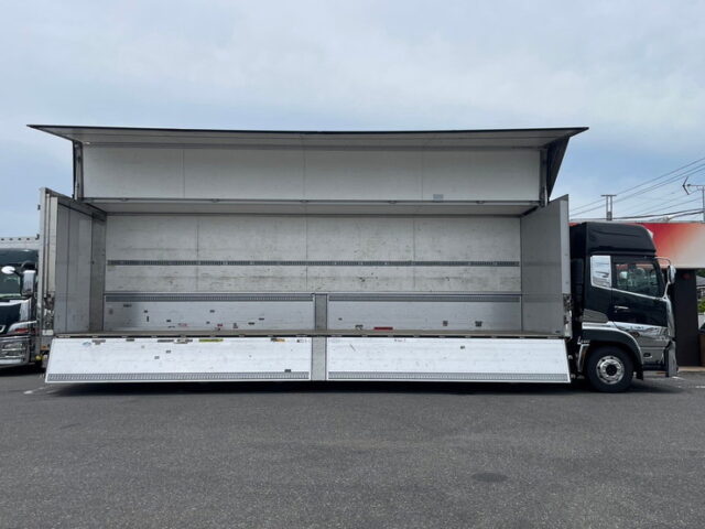 H30 UDクオン　アルミウィング　リア門口ステンレス　アルミホイール