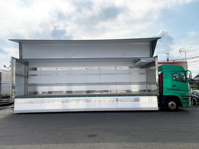 17スーパーグレート　ハイルーフ　冷凍ウィング　90アオリ　格納ゲート付　サブエンジン