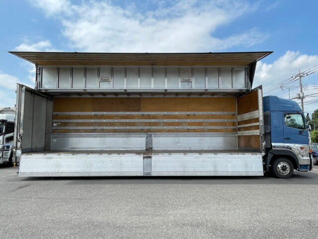 日野　プロフィア　ハイルーフ　ウィング　リア門口ステンレス　7速　E13Cエンジン