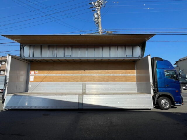 【1627】H29　17プロフィア　ハイルーフ　ウィング　ステンレス多数　木床