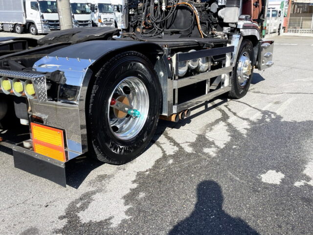 日野　テラヴィ　ハイルーフ　トレーラーヘッド　エアサス　430馬力　ダブルマフラー　F21C