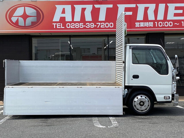 【840】H22　エルフ　標準幅　10尺　造りボデー　アルミ平