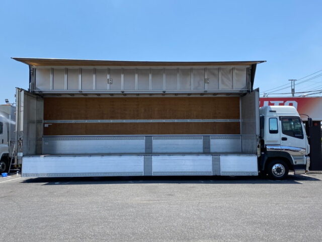 【872】H22　ギガ　ハイルーフ　4軸　ウィング　門口ステンレス　アルミホイール