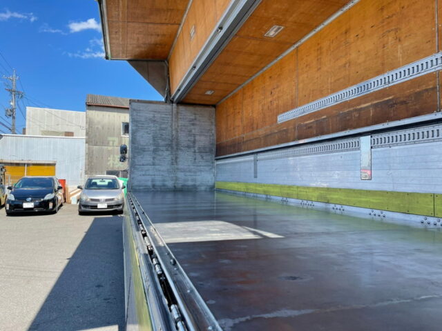 【869】H18　プロフィア　ハイルーフ　10輪ウィング　前後門工　ロッカーレールステンレス　7速MT