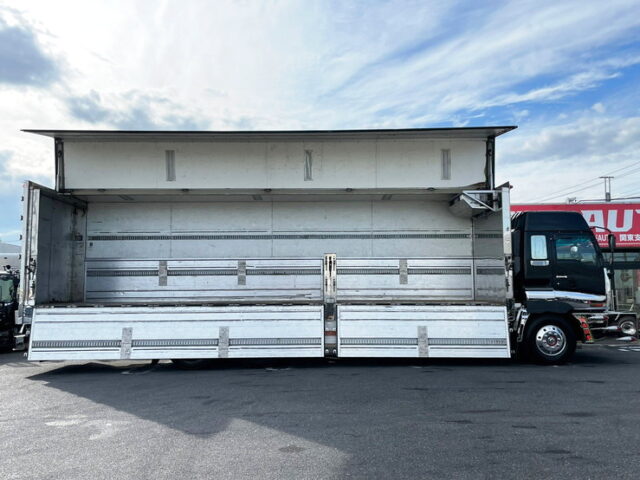 【987】H18　ギガ　ハイルーフ　冷凍ウィング　10輪　造りボディ　1Mアオリ