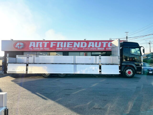 【950】H29　スーパーグレート　ハイルーフ　平ボディアルミブロック　総輪エアサス