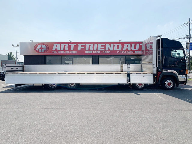 【669】H25　グラプロ　平ボディ　アルミブロック　後輪エアサス　7速　410馬力