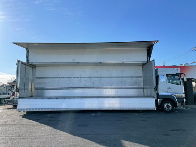 【1073】H28　スーパーグレート　ハイルーフ　ウィング　7速MT　後輪エアサス　パレットローラー