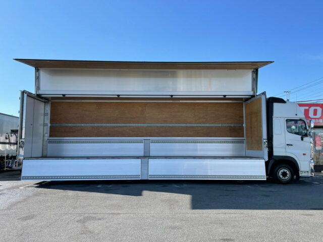 【1075】H29　17プロフィア　ハイルーフ　ウィング　7速MT　門口ステンレス　車検付