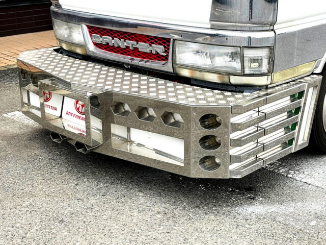 【1155】H12　キャンター　ダブルキャブ　架装多数　マニ割り　煙突マフラー　5速MT