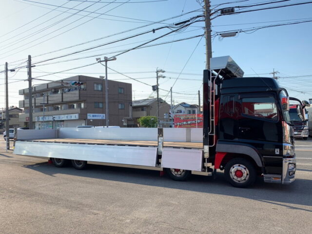 【1174】H24　スーパーグレート　ハイルーフ　平ボデーアルミB　エアサス　