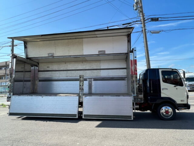 【1191】H12　ファイター　造りボディ　ウィング　1Mアオリ　6400　標準幅　アルミシマ床　生エンジン