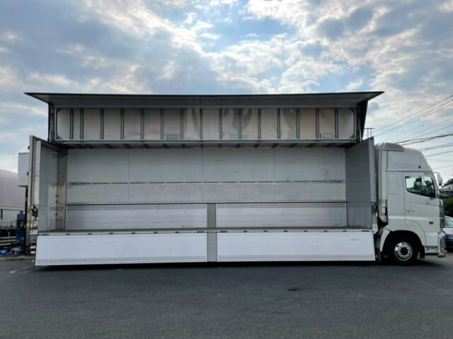 【1234】H30　17プロフィア　ハイルーフ　ウィング　リア門口ステンレス　1Eエンジン　410馬力