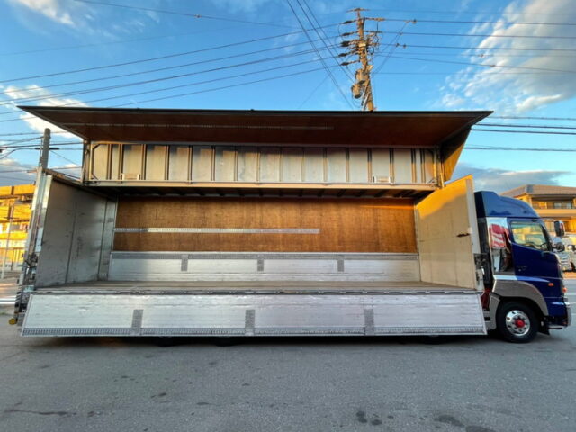 【1266】H28　プロフィア　ハイルーフ　ウィング　架装多数　木床　ジョロダーレール4列