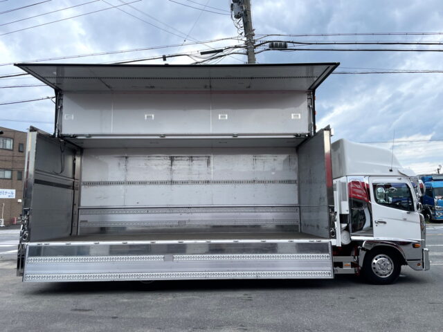 日野　17レンジャー　ハイルーフ　ウィング　架装多数　跳上ゲート　後輪エアサス