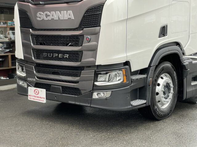 スカニア：R460：現行モデル：登録済未使用車：トレーラーヘッド：総輪エアサス