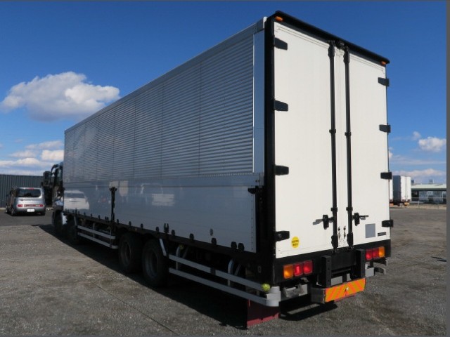 三菱ふそう　スーパーグレート　4軸　低床　アルミウイング　エアサス