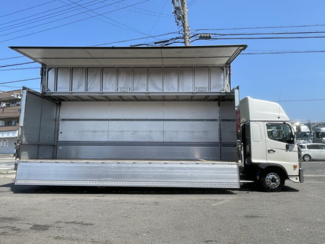 日野：17レンジャー：ハイルーフ：ウィング：7200ワイド：ステンレス多数：エアサス