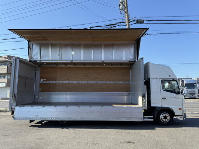 日野：17レンジャー：ハイルーフ：ウィング：6200ワイド：エアサス：跳上パワーゲート