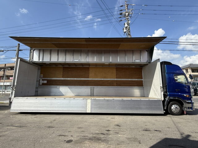 日野：17プロフィア：ハイルーフ：ウィング：メッキ多数：ステンレス多数：プロシフト