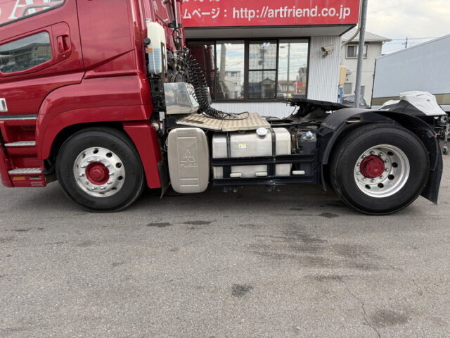 スーパーグレート：トレーラーヘッド：ハイキャブ：アルミホイール：エアサス