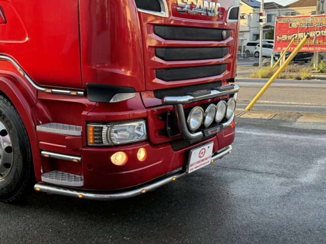 スカニア：R450：トレーラーヘッド：総輪エアサス：第5輪荷重11.300㎏：直6