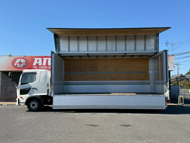 日野：17レンジャー：ウィング：6200ワイド：エアサス：格納ゲート