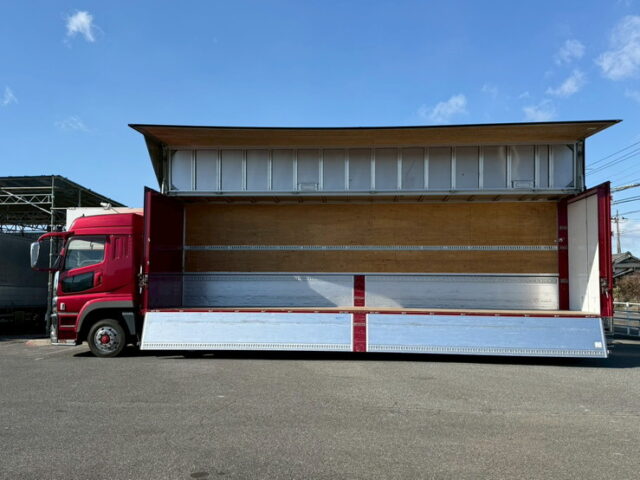 17スーパーグレート:ハイルーフ:ウィング:メッキ多数:アルミホイール:格納ゲート