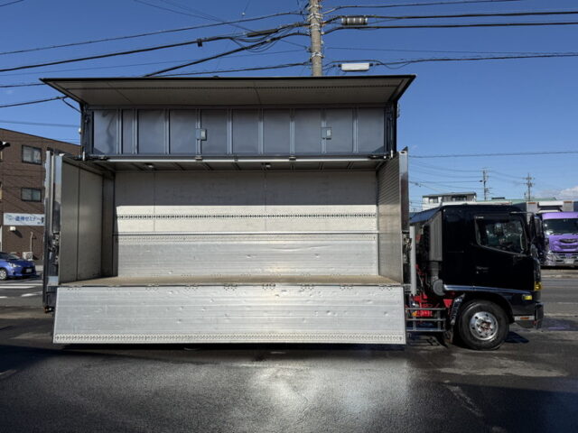 日野：レンジャープロ：ウィング：ボディ枠ステンレス：90アオリ：240馬力：エアサス