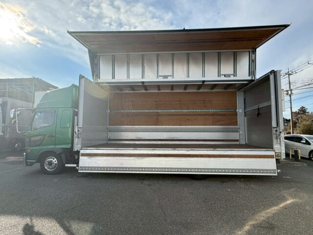 日野:17レンジャー:ハイルーフ:ウィング:6200ワイド:エアサス:跳上ゲート