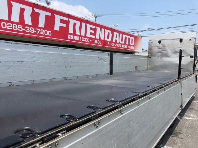 【465】いすゞ　ギガ　10輪　平ボデー　アルミブロック　後輪エアサス