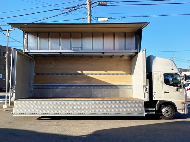 【529】日野　レンジャープロ　ハイルーフ　ウィング　エアサス　格納ゲート